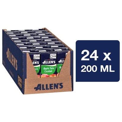 Allen's Apple Juice Cocktail 24x200.0 ml, $0.17/100ml