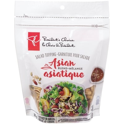 le Choix du Président Garniture pour salade, mélange asiatique 100 g, 4,79 $/100g