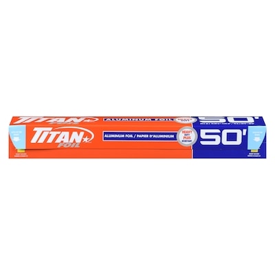 Titan Aluminum Foil Heavy Duty 30.5 Cm X 15.24 M (4.65 M²) 1 ea, $3.99/1ea