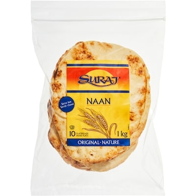 Suraj Naan Original Flatbreads, 10 pack 1 ea, $0.48/1ea