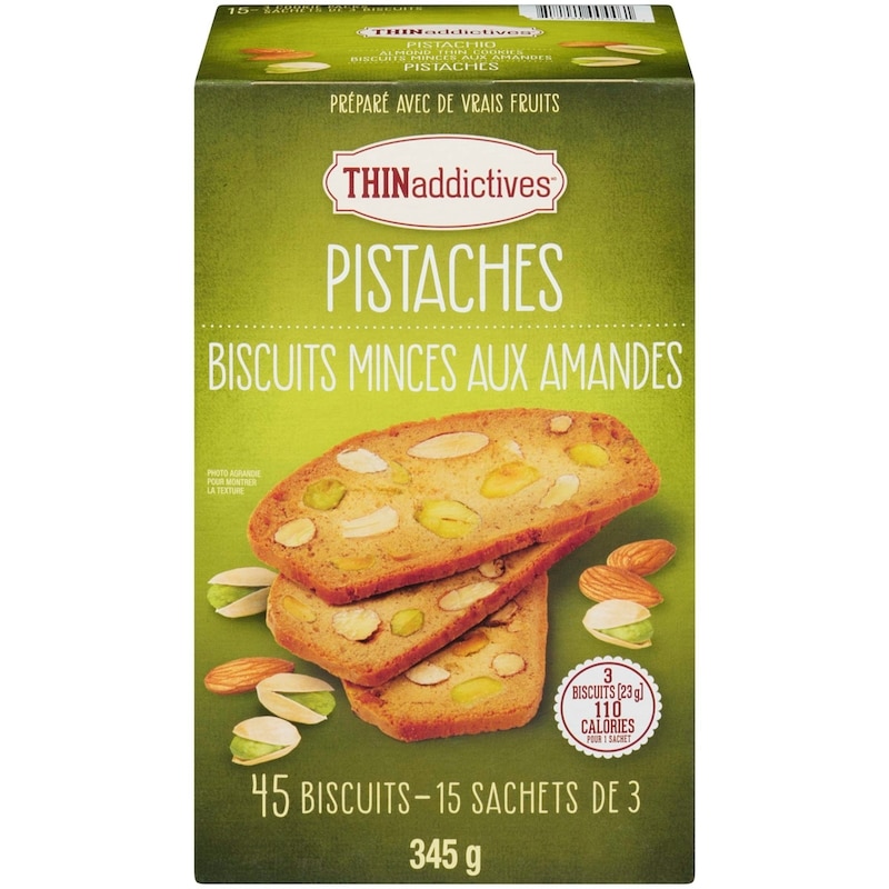 Kosher Thinaddictives Pistachio Almond Thins