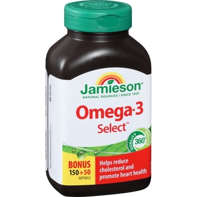 Omega-3 Select Softgels, 1,000 mg