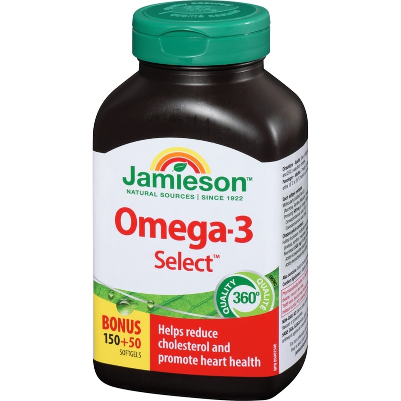 Omega-3 Select Softgels, 1,000 mg