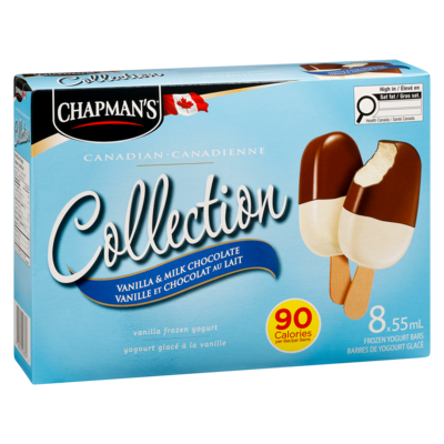 Canadian Collection Vanilla & Milk Chocolate Frozen Yogurt Bar