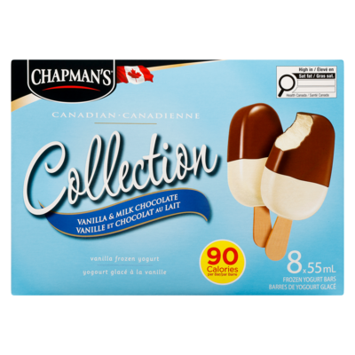 Canadian Collection Vanilla & Milk Chocolate Frozen Yogurt Bar