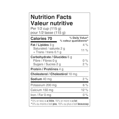 Yogourt nature halal 3 %