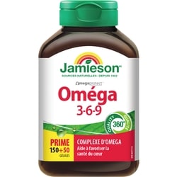 Jamieson Oméga 3-6-9 1,200 mg 200 ea, 0,11 $/1ch