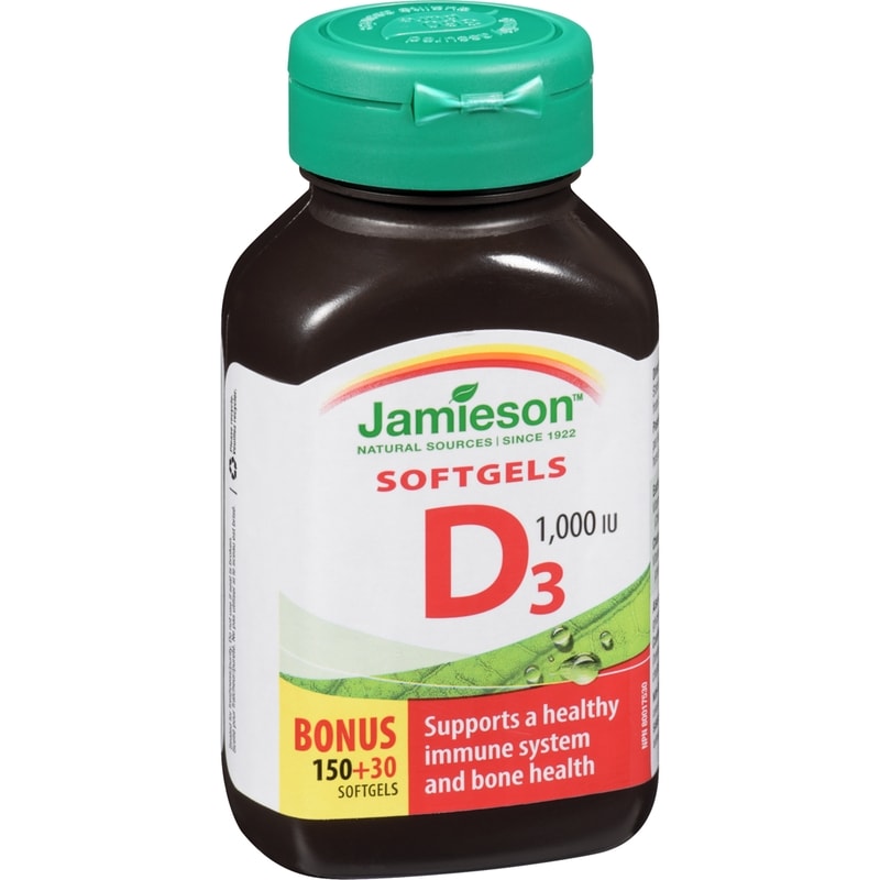 Vitamin D 1,000 IU Premium Softgels