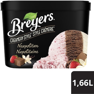 Breyers Creamery Style Ice Cream, Neapolitan 1.66 l, $0.48/100ml