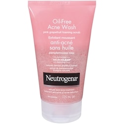 Oil Free Acne Wash Pink Grapefruit, Foaming Scrub