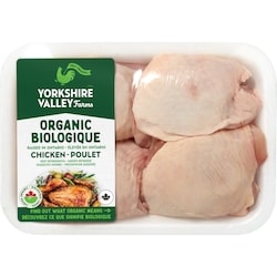 null Organic Chicken Thighs Bone In $19.38/1kg $8.79/1lb