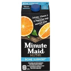 Minute Maid Orange Juice Calcium Gable top 1.75 l, $0.31/100ml