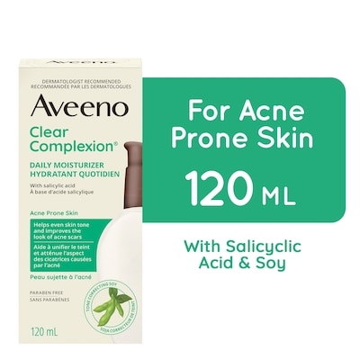 Aveeno Clear Complexion Daily Moisturizer Lotion 120 ml, $24.16/100ml