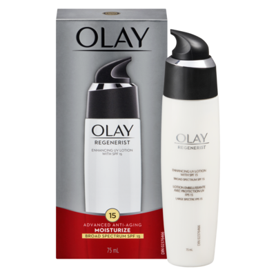 Olay Regenerist Enhancing UV Lotion Advanced Anti-Aging 75ml 75 ml, $51.99/100ml