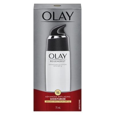 Olay Regenerist Enhancing UV Lotion Advanced Anti-Aging 75ml 75 ml, $46.83/100ml