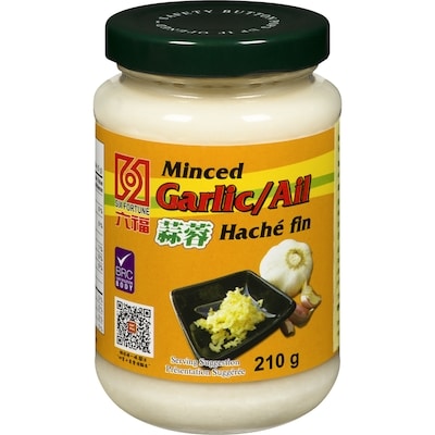 Six Fortune Minced Garlic 210 g, $1.42/100g