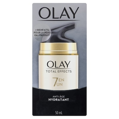 Olay Hydratant de jour quotidien anti-âge 7 en 1 Total Effects 50 ml, 63,98 $/100ml