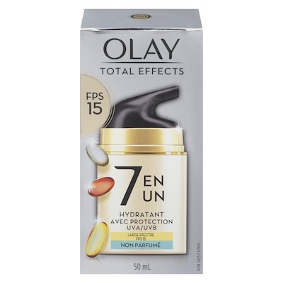 Olay Hydratant anti-âge avec ércan solaire Total Effects 50 ml, 52,78 $/100ml