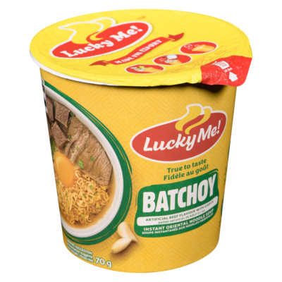 Lucky Me! Supreme Instant Noodles, Artificial Bone Marrow Flavour 65 g, $3.06/100g