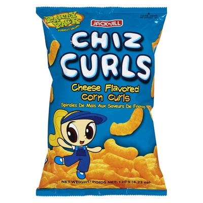 Jack n' Jill Chiz Curls 120 g, $2.33/100g