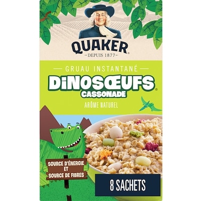Quaker Gruau instantané Dinosœufs 304 g, 1,32 $/100g