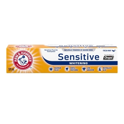 Arm & Hammer Pro Sensitive Whitening Toothpaste 120 ml, $2.08/100ml