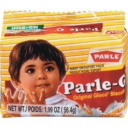 Parle Biscuits       12x56.4 g, $0.49/100g