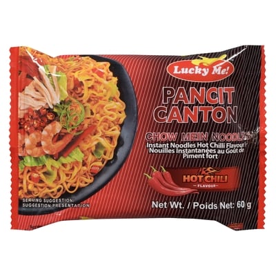 Lucky Me! Instant Pancit Canton, Hot 60 g, $2.15/100g