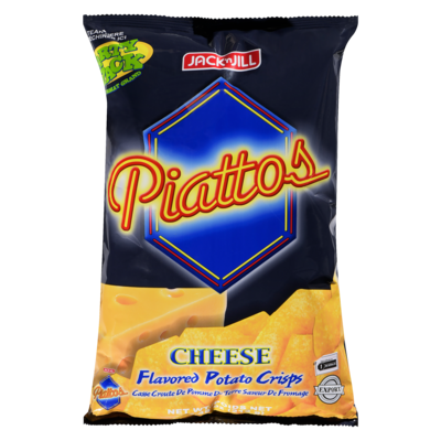 Jack n’ Jill Grignotines Jack’N Jill Piattos au fromage 212 g, 1,65 $/100g