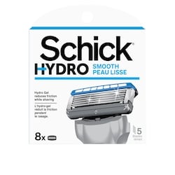Hydro Smooth Men's Razor Blade Refills 8 Razor Refills