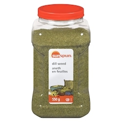 Sunspun Dill Weed 550 g, $3.54/100g