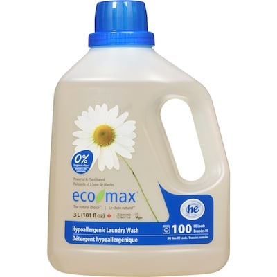 Eco-Max Laundry Wash, Hypoallergenic 3 l, $0.47/100ml
