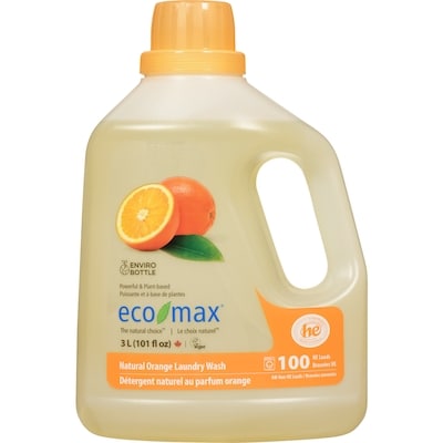 Eco-Max Laundry Wash, Natural Orange 3 l, $0.45/100ml