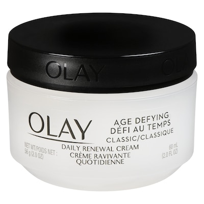 Olay Crème ravivante quotidienne classique, hydratant pour le visage Défi au temps, 60 mL 60 ml, 27,18 $/100ml