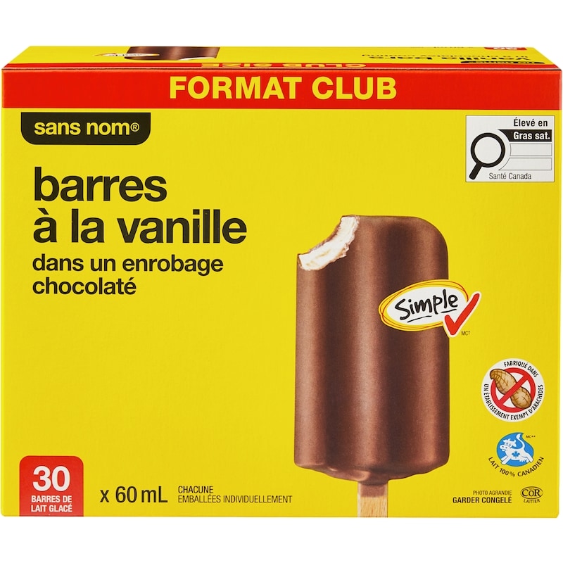 Vanilla Ice Milk Bars in a Chocolatey Coating Club Size