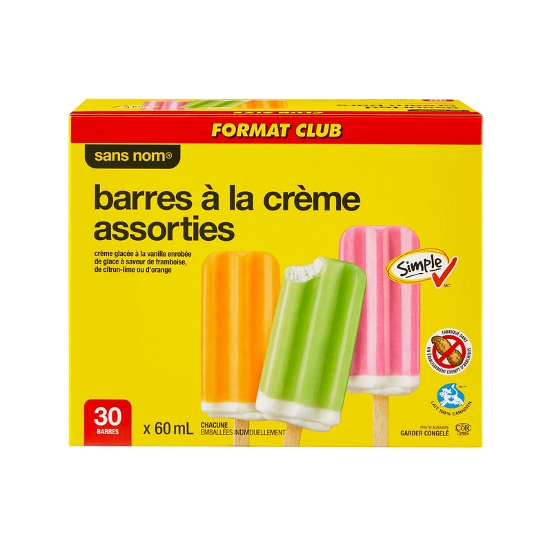 Assorted Cream Bars Club Size
