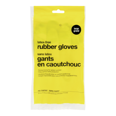 Sans Nom Grands gants sans latex 1 paire 1 ea, 5,00 $/1ch