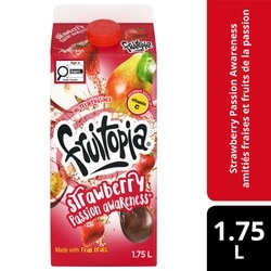 Fruitopia Fruit Juice Strawberry Passion Awareness Gable top 1.75 l, $0.17/100ml