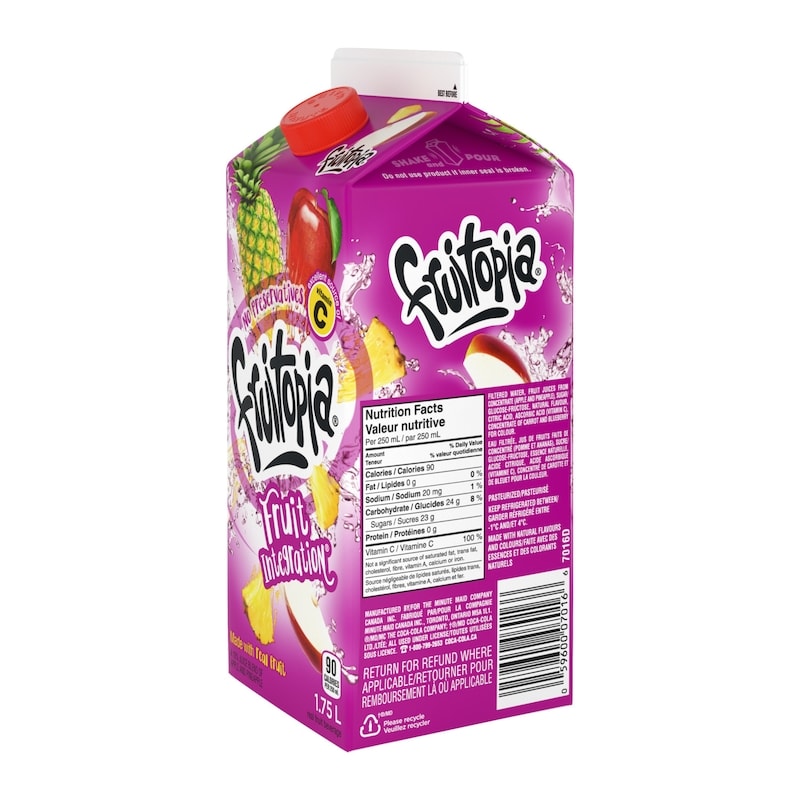 Fruit Juice Fruit Integration Gable top