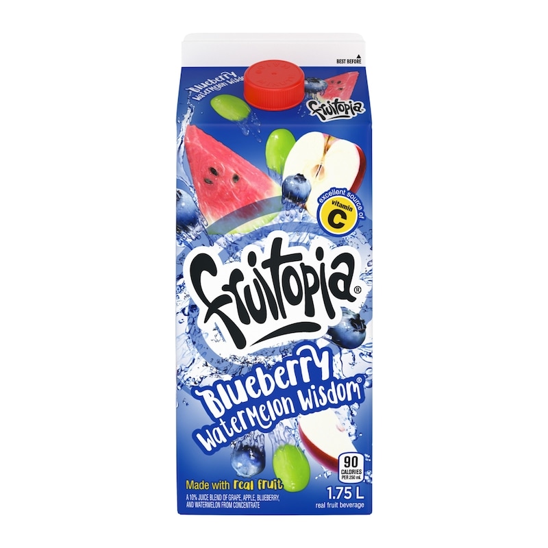 Fruit Juice Blueberry Watermelon Wisdom Gable top