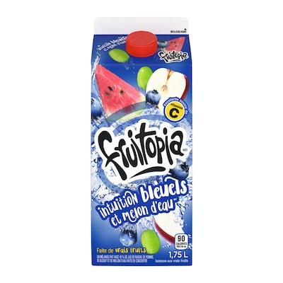 Fruitopia Fruit Juice Pastèque aux bleuets Wisdom Gable top 1.75 l, 0,26 $/100ml