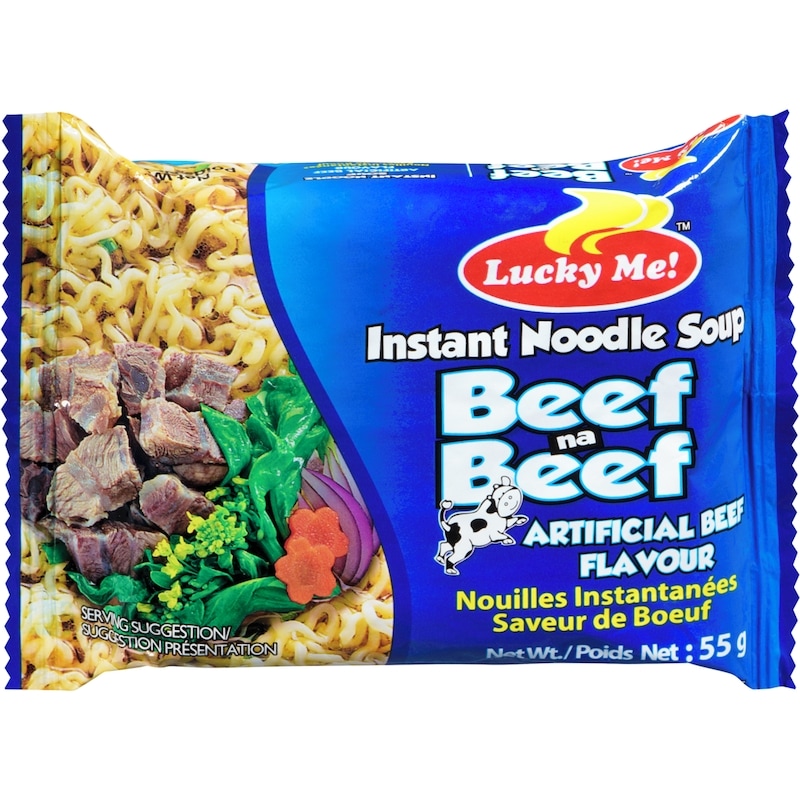 Instant Noodle Soup Artificial Beef Flavour