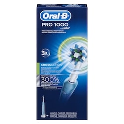 Oral B PRO 1000 White Rechargeable Toothbrush 1 ea, $99.99/1ea