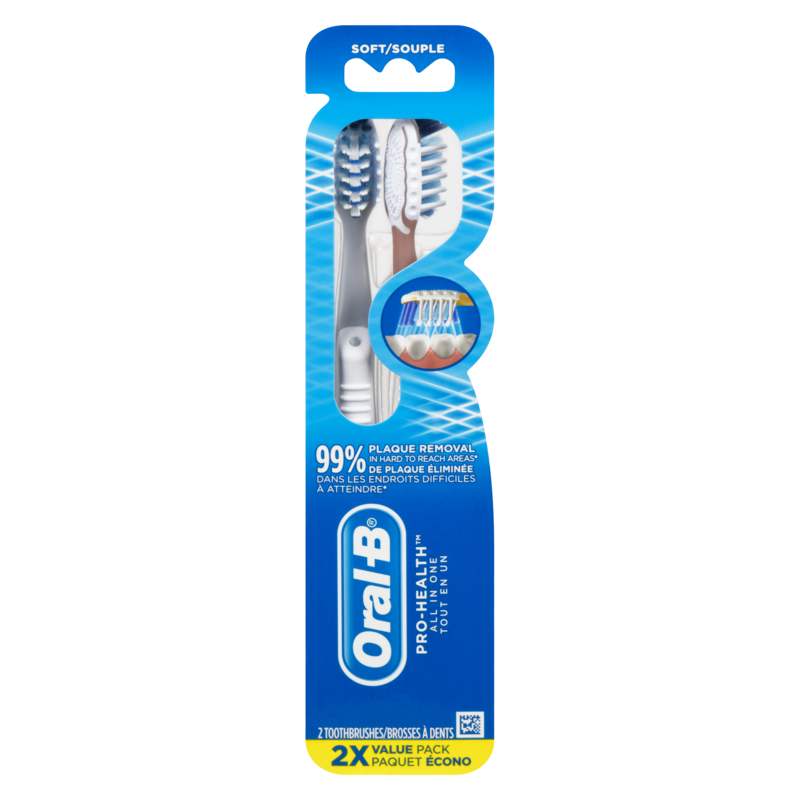 Pro-Health All in One Toothbrush, Soft, 2 count