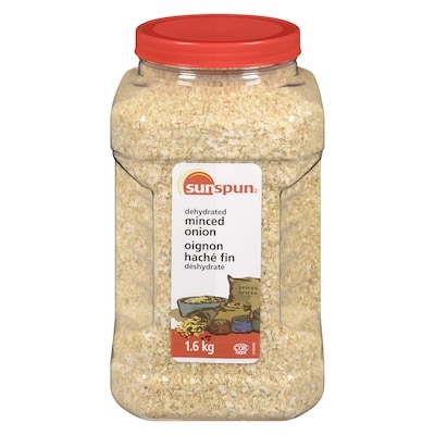 Sunspun Dehydrated Minced Onion 1.7 kg, $1.29/100g
