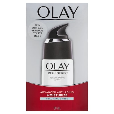 Olay Regenerist Regenerating Serum Advanced Anti-Aging Fragrance Free 50ml 50 ml, $63.98/100ml