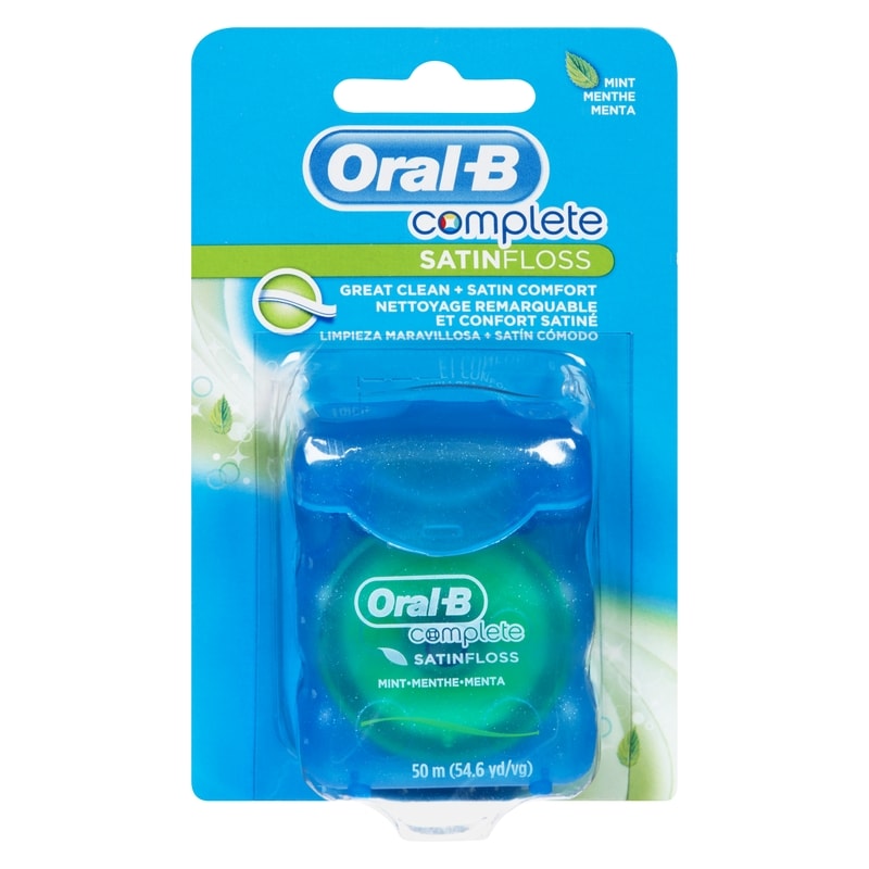 Pro Health Stages Complete SatinFloss Dental Floss, Mint, 50m