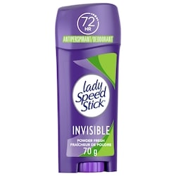 Lady Speedstick Lady Speed Stick Invisible Antisudorifique Fraîcheur de Poudre 70 g, 6,13 $/100g