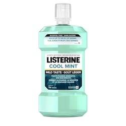 Listerine Rince-bouche antiseptique Zero Menthe légère, sans alcool 1 l, 0,85 $/100ml