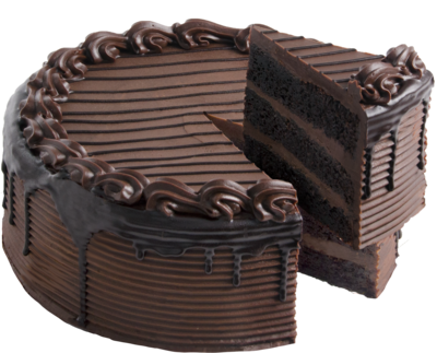null Chocolate Fudge Cake 8" (Minimum 24 Hours Notice Required) 2100 g, $2.07/100g